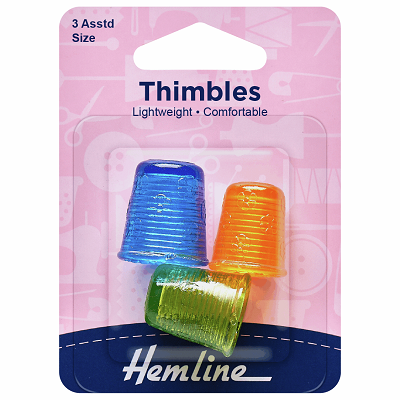 H226.A Thimble: Light Weight: 3 Assorted Sizes..